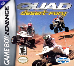 Quad Desert Fury box art for GameBoy Advance
